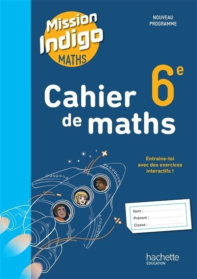 CAHIER MATHS 6EME