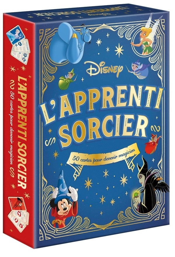DISNEY - COFFRET DE MAGIE - L'APPRENTI SORCIER - 50 CARTES POUR DEVEN