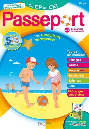 PASSEPORT - DU CP AU CE1 6/7 ANS