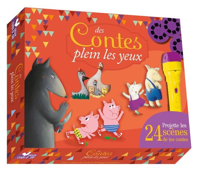  Des contes plein les yeux t.3 ; coffret lampe magique et flash code 