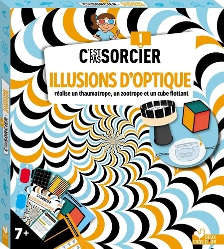  Illusions d'optique - Avec lunettes 3D, 20 cartes illustions d'optiques 