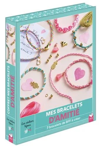 MES BRACELETS D'AMITIE - COFFRET AVEC ACCESSOIRES