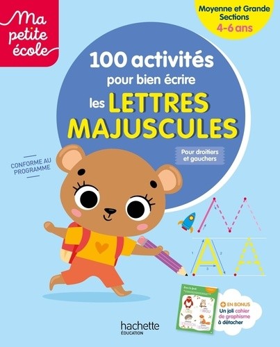  50 activités pour bien écrire les lettres majuscules - Moyenne et grande sections  