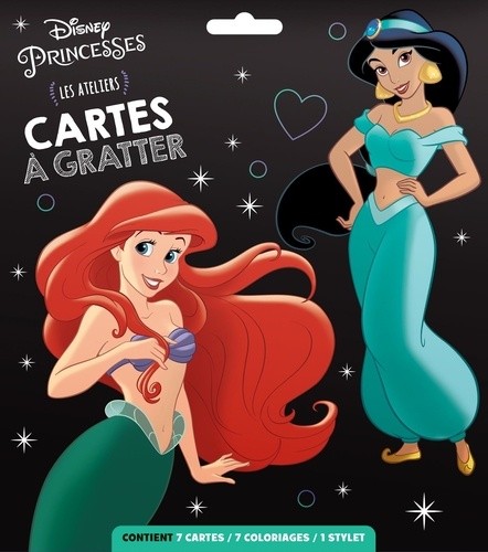  DISNEY PRINCESSES - Pochette Cartes à gratter 