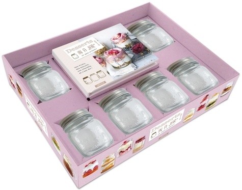  Coffret Desserts in a jar (dans un bocal) - Avec 6 bocaux 