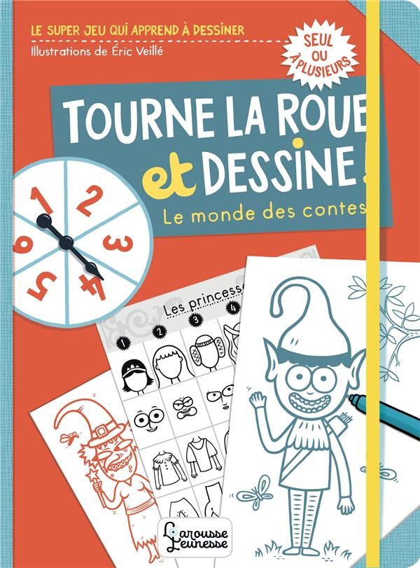  Tourne la roue et dessine, personnages de contes 
