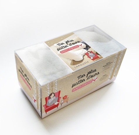  Mes jolies pattes d'ours anti-froid - Avec une paire de chaussettes d'intérieur douces et antidérapantes 