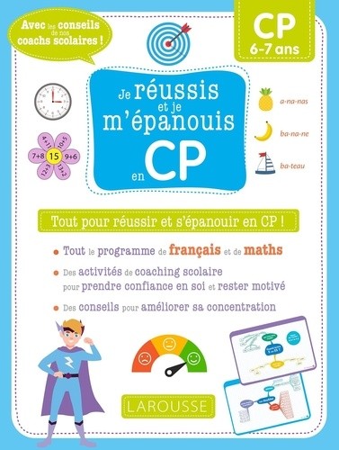  Français Mathématiques CP - Tout pour réussir et s'épanouir en CP !  
