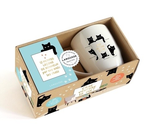  Chat vourons la vie ! - Avec un mug inclus 