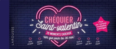  Chéquier Saint-Valentin - 20 moments cadeaux rien que pour toi (et moi)  