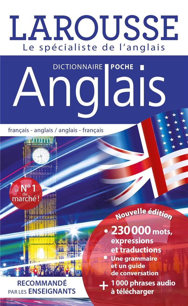  Dictionnaire Larousse poche ; français-anglais / anglais-français 