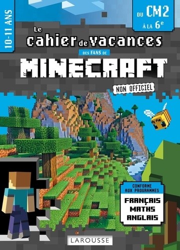  Fans de Minecraft &co - Cahier de vacances du CM2 à la 6e 