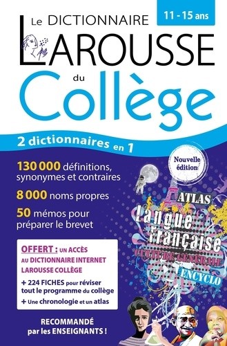  Le Dictionnaire Larousse du collège 