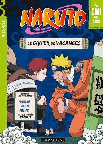  Naruto Cahier de vacances du CM1 au CM2  