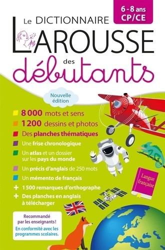  Larousse dictionnaire des débutants 6/8 ans CP/CE 