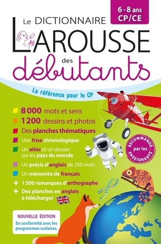  Larousse dictionnaire des débutants 6/8 ans CP/CE 