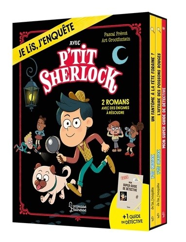  COFFRET P'TIT SHERLOCK 2 romans + 1 guide détective - P'tit Sherlock 