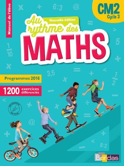  AU RYTHME DES MATHS ; CM2 ; manuel de l'élève (édition 2016) 