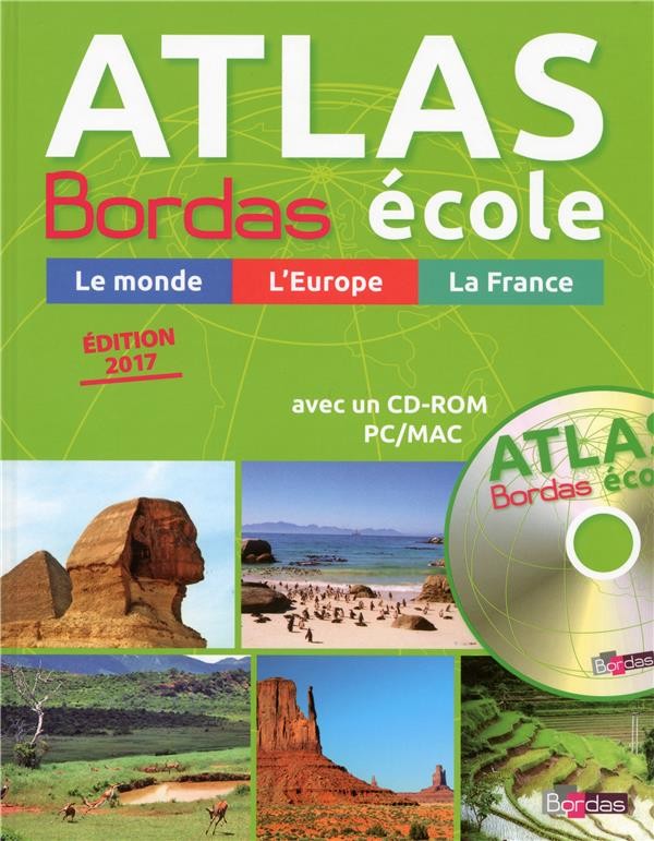  ATLAS ; Bordas école (édition 2017) 