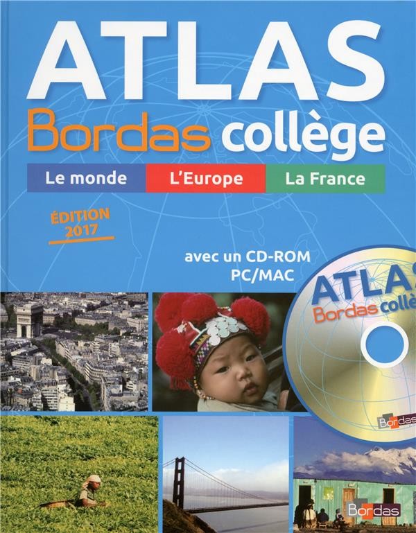  ATLAS ; Bordas collège (édition 2016) 