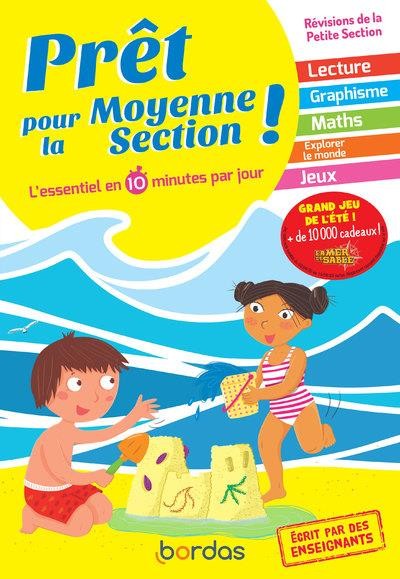  PRET POUR ; la moyenne section ; l'essentiel en 10 minutes par jour (200e édition) 