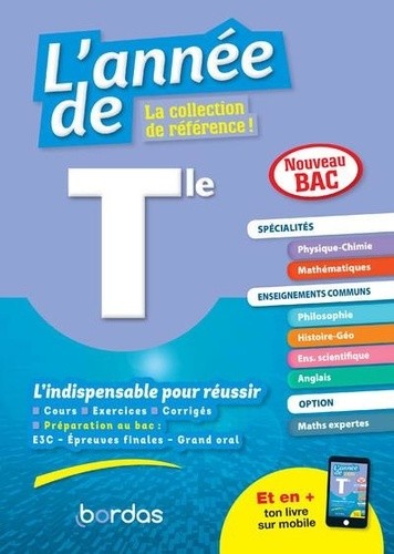  L'année de Tle spécialités physique-chimie / maths + enseignements communs  