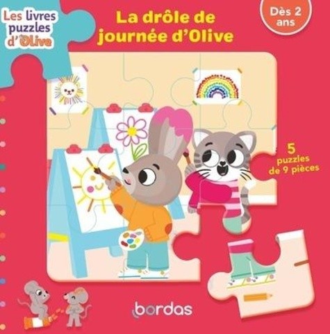  Les livres-puzzles Olive - La drôle de journée d'Olive 