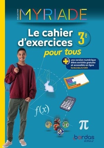  Myriade - Maths 3e - 2024 - Cahier d'exercices pour tous 