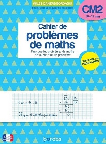  Mon cahier de problèmes de maths CM2 