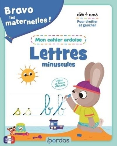  Bravo les maternelles - cahier ardoise - Mes premières lettres minuscules 