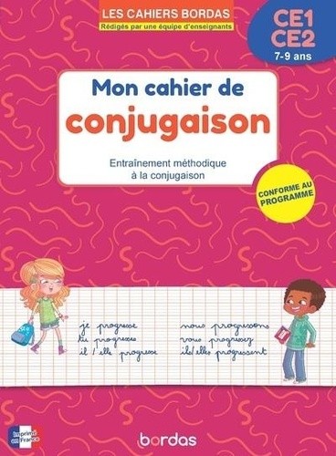  Les cahiers Bordas - Cahier de conjugaison CE1-CE2 