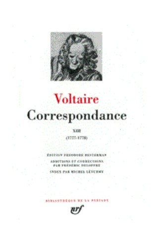  Correspondance - Tome 13, Juillet 1777 - Mai 1778 