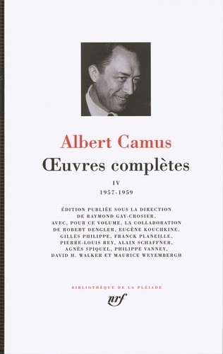 Oeuvres complètes - Tome 4, 1957-1959 Oeuvres complètes - Tome 4, 1957-1959