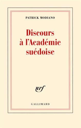  Discours à l'académie suédoise  