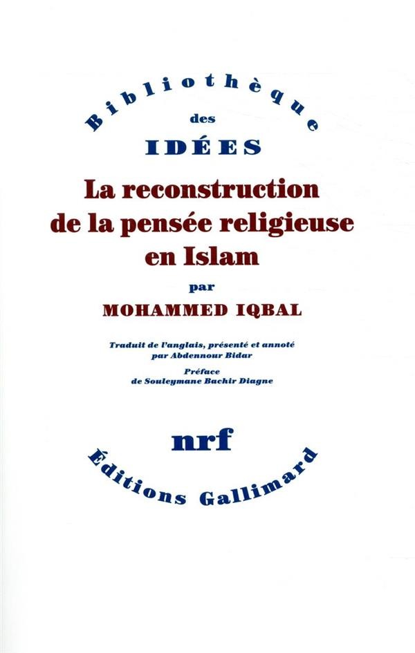  La Reconstruction de la pensée religieuse en Islam  