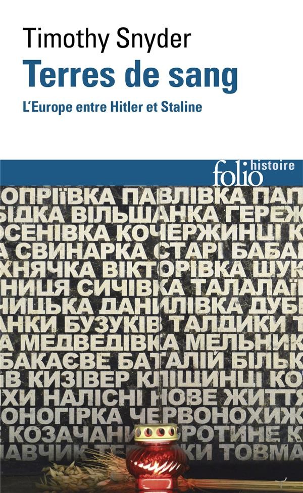  Terres de sang ; l'Europe entre Hitler et Staline  