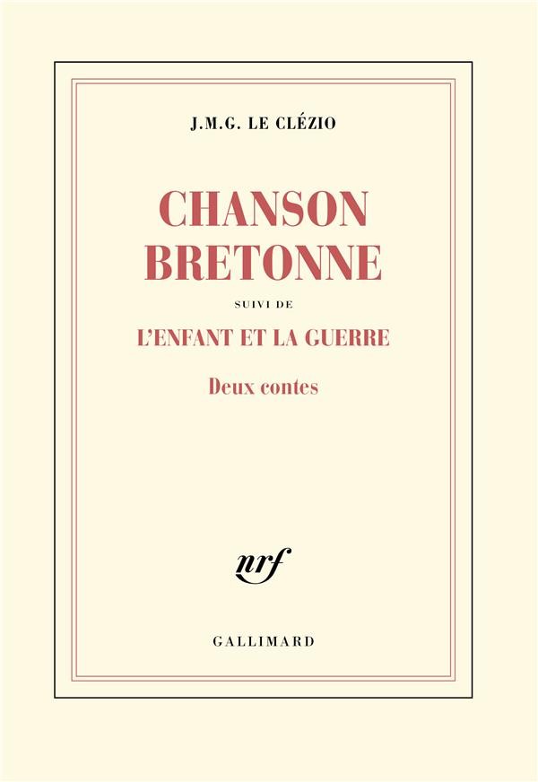  Chanson bretonne ; l'enfant et la guerre 