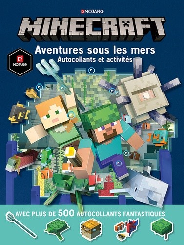  Minecraft - Aventures sous les mers, autocollants et activités  