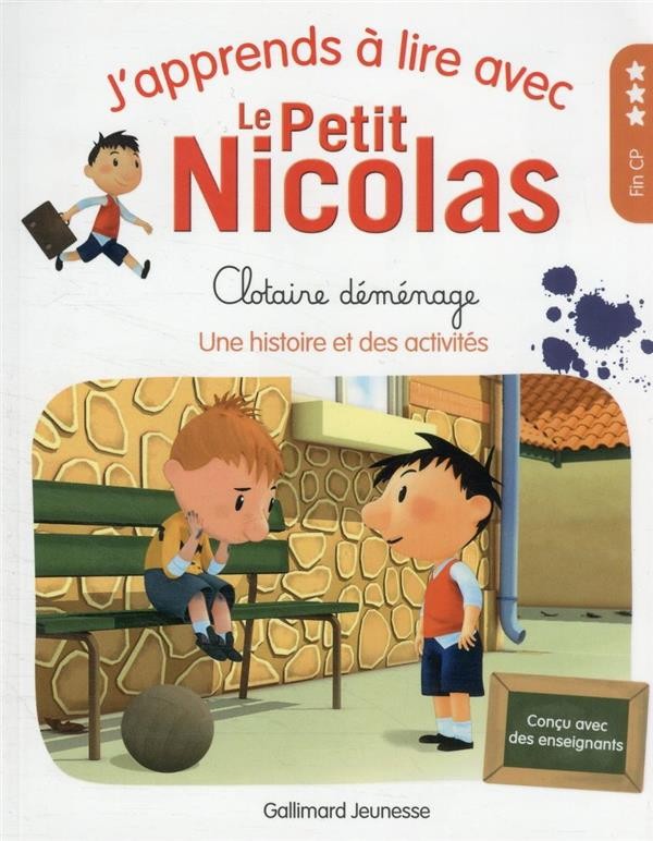  J'apprends à lire avec Le Petit Nicolas t.9 ; clotaire déménage 