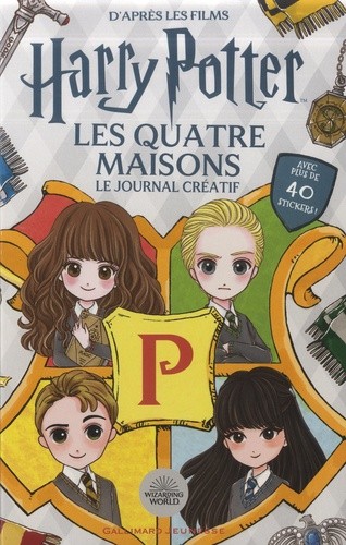  Harry Potter, Les quatre maisons - Le journal créatif. Avec plus de 40 stickers !  