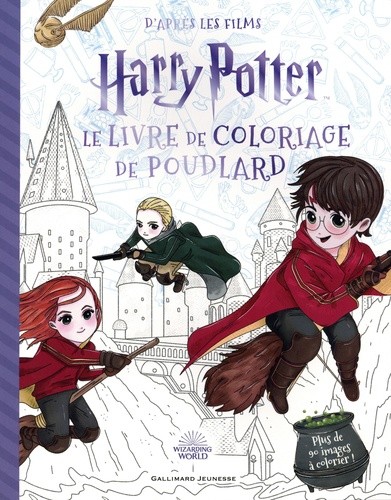  Harry Potter Le Livre de coloriage de Poudlard  