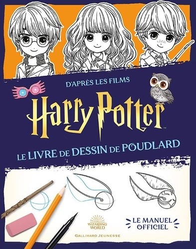  Harry potter - le livre de dessin de poudlard 