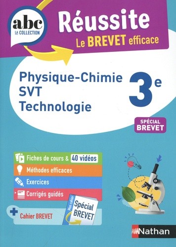  Physique-Chimie, SVT, Technologie 3e  