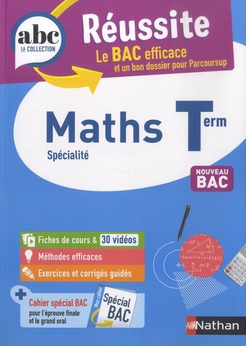  Maths Spécialité Tle  