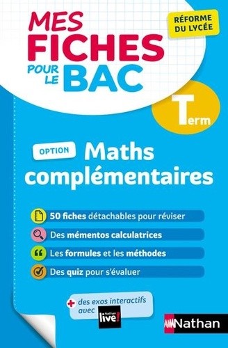  Mathématiques complémentaires Tle  