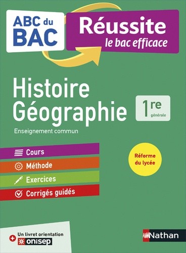  Histoire-Géographie 1re générale - Avec un livret orientation Onisep  