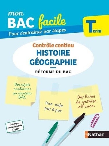  Histoire Géographie Tle - Contrôle continu  