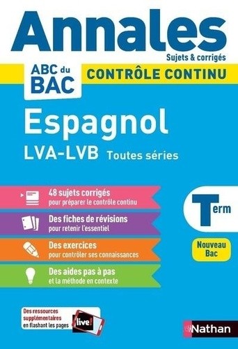  Espagnol LVA-LVB Tle toutes séries  