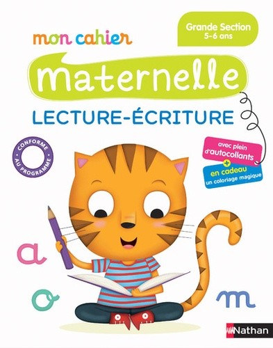 Mon cahier maternelle lecture-écriture - Grande Section 5-6 ans 