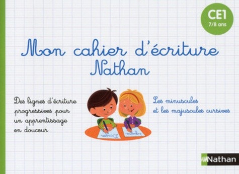  Mon cahier d'ecriture CE1  
